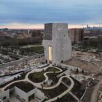 The Obama Presidential Center is seen Thursday, April 9, 2026, in Chicago. (AP Photo/Erin Hooley)
