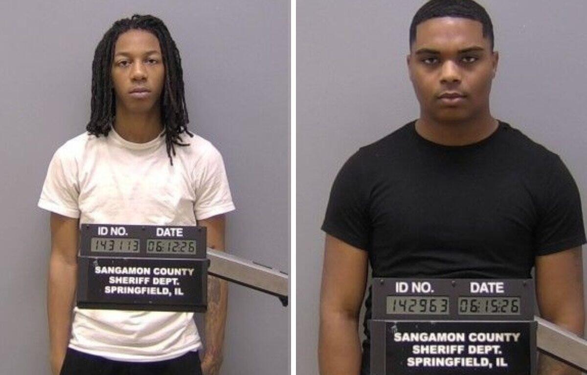 Darrian Stephenson (left) and Christopher Dibello