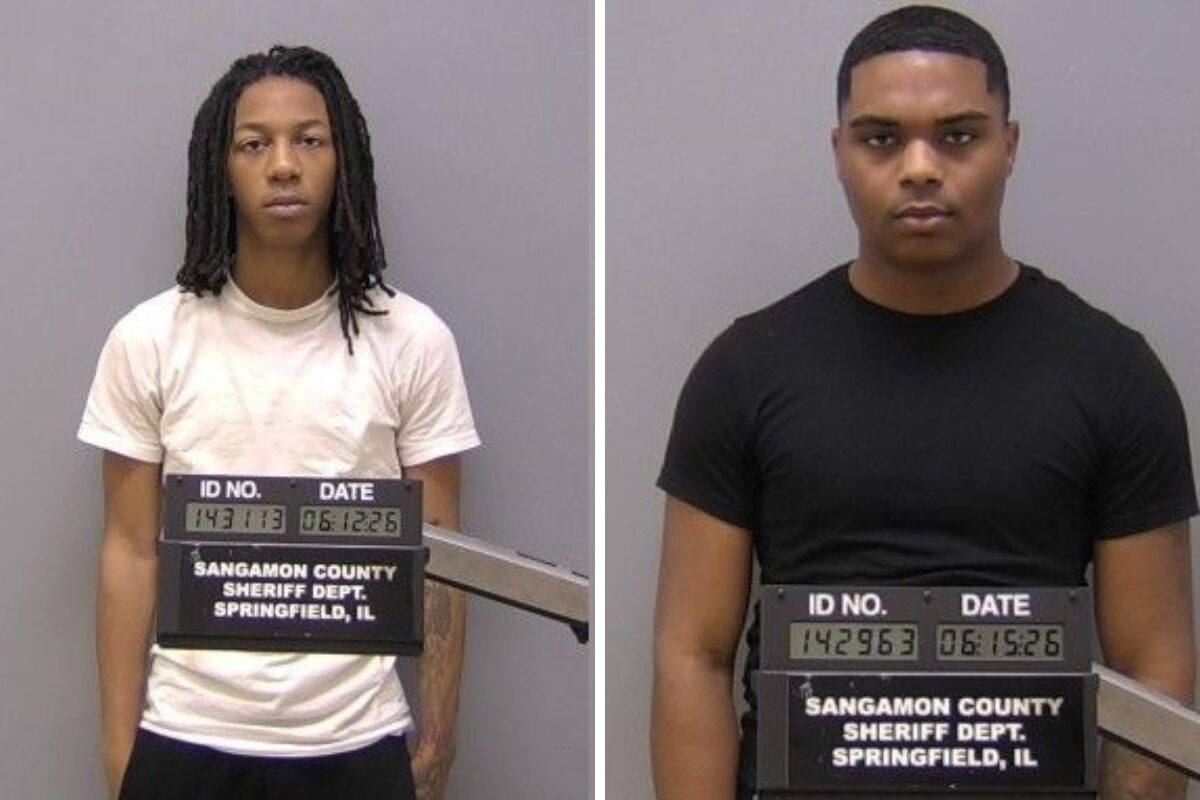 Darrian Stephenson (left) and Christopher Dibello