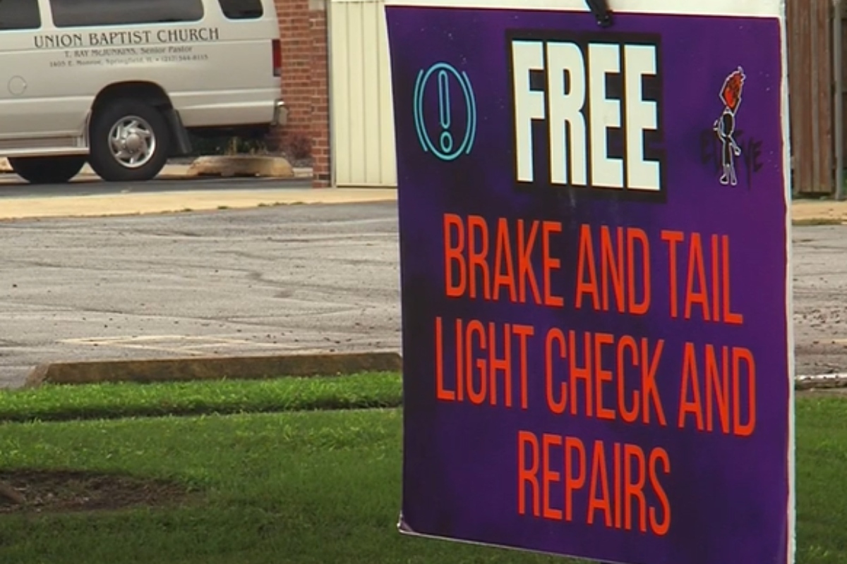 Black Lives Matter Springfield hosted a "brake light parade" Saturday, July 11.