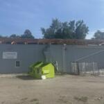 The roof remains off the Animal Protective League building in Springfield, six weeks after a tornado did extensive damage.