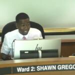Alderman Shawn Gregory, Ward 2, speaks at the July 7, 2026 Springfield City Council meeting.