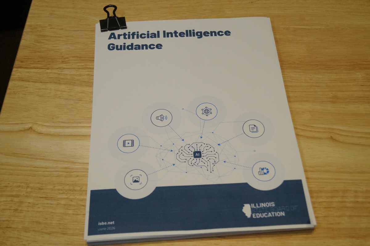 The Illinois State Board of Education has released a 409-page document offering guidance to schools and districts about the use of artificial intelligence in K-12 education. (Capitol News Illinois photo by Peter Hancock)