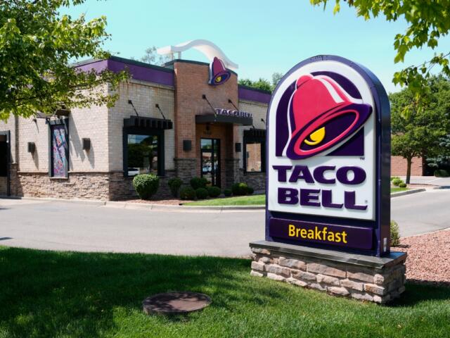 A Taco Bell fast food restaurant is shown Tuesday, July 14, 2026, in Taylor, Mich. (AP Photo/Paul Sancya)