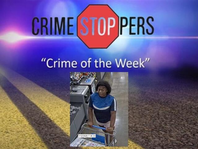 This suspect stole merchandise from Walmart on N. Dirksen Parkway.