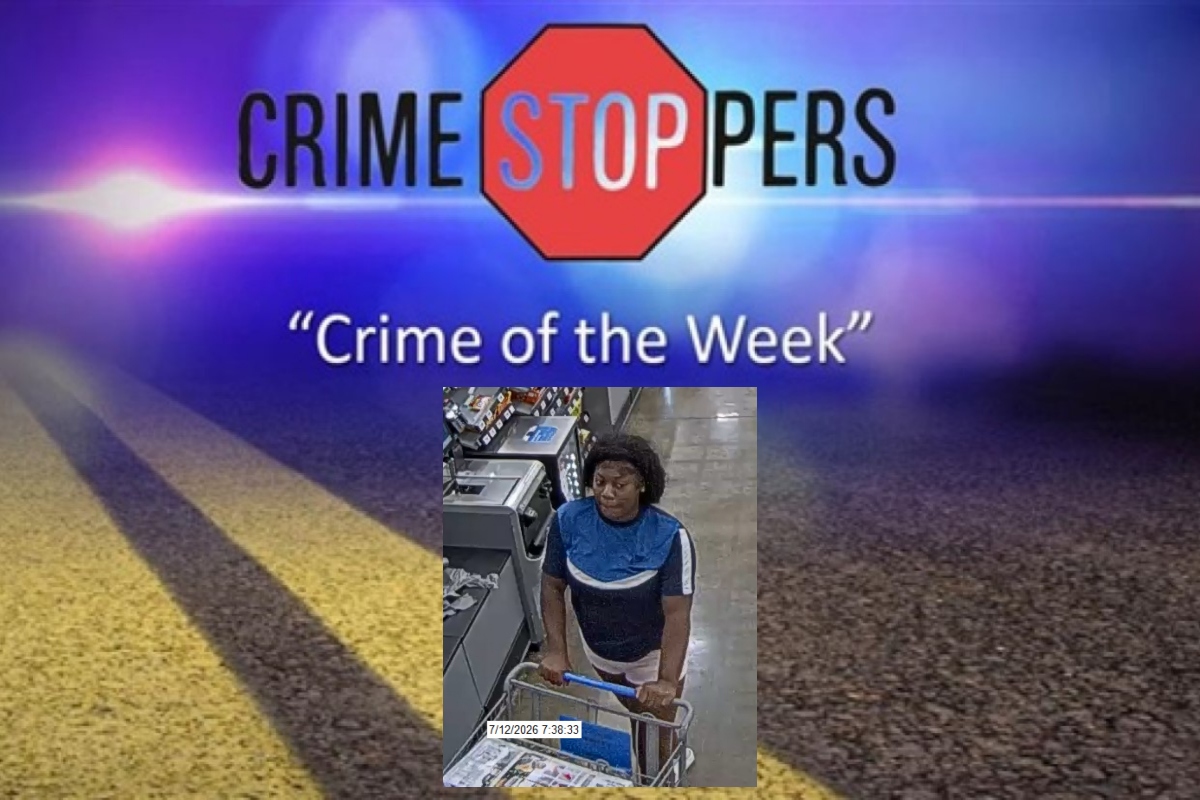 This suspect stole merchandise from Walmart on N. Dirksen Parkway.