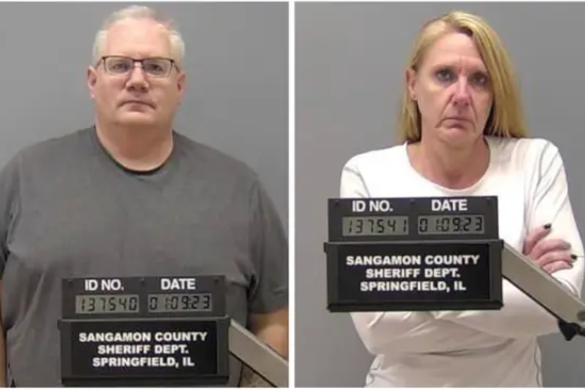 Peter Cadigan (left) and Peggy Finley.