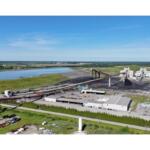 An aerial view of Sugar Camp mine in Franklin County. (Photo provided by Prairie Rivers Network)