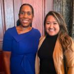 Teresa Tran, candidate for Springfield City Council Ward 8 (right) with Lt. Gov. Juliana Stratton.