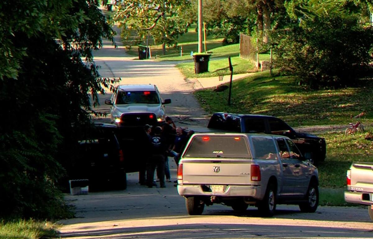 Decatur police and law enforcement at the scene of 33rd and Wabash on Aug. 26