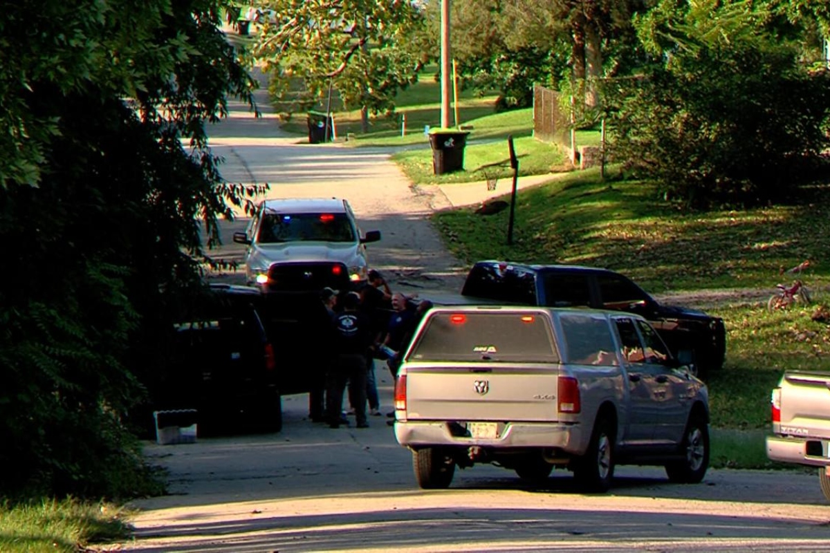 Decatur police and law enforcement at the scene of 33rd and Wabash on Aug. 26