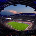 Overall view of Highmark Stadium during Buffalo Bills practice at the team's NFL football training camp Saturday, Aug. 8, 2026, in Orchard Park, N.Y. (AP Photo/Adrian Kraus)