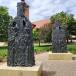 Springfield, IL, May 24, 2025, Ruined Chimneys Massacre Memorial, Springfield race riot of 1908, Union Square Park.