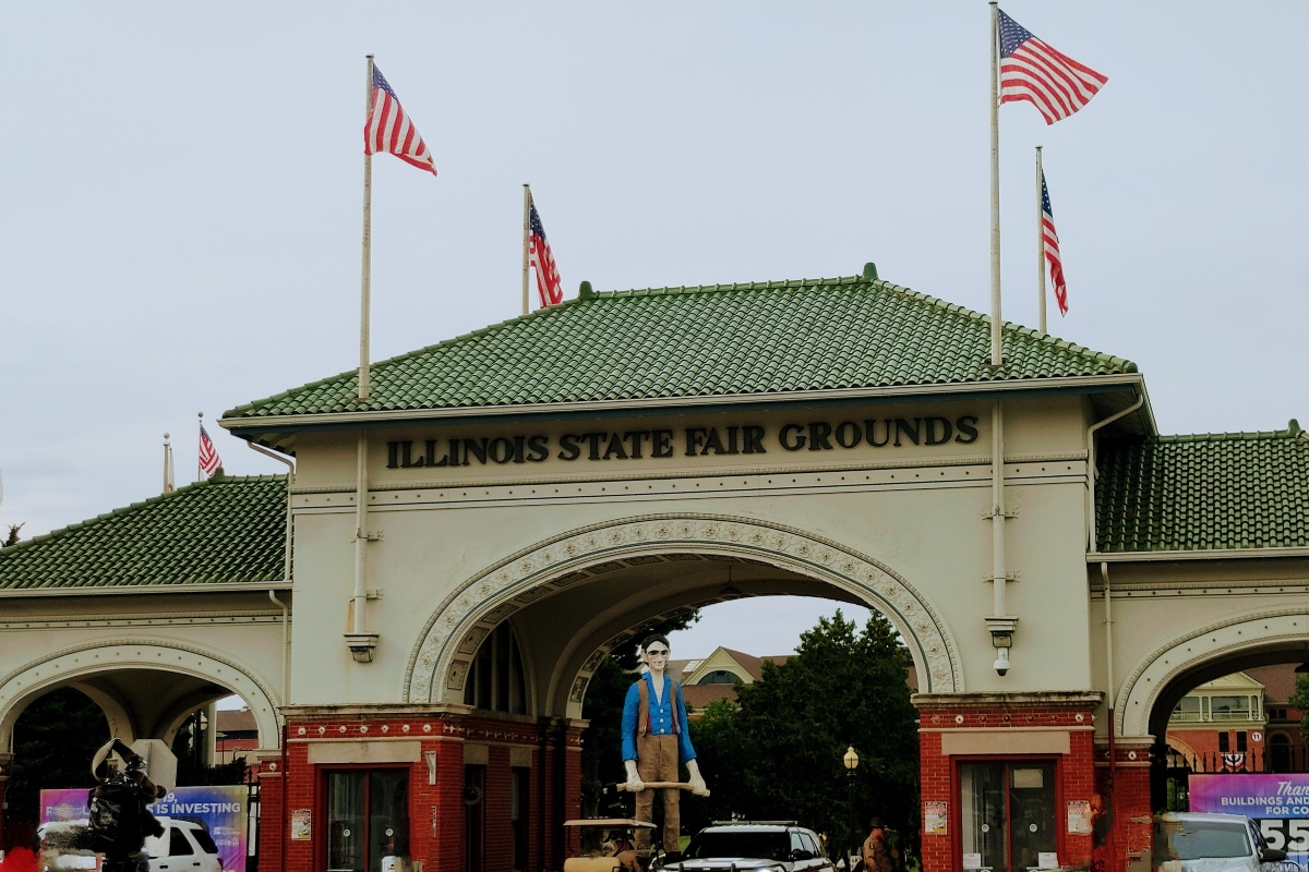 Springfield, Illinois, U.S.A. - August 7th, 2025: Opening festivities and parade at the Illinois State Fair