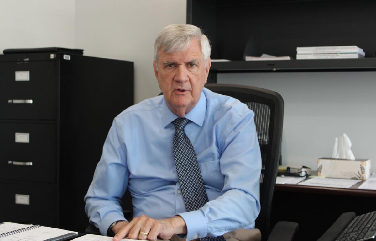 Legislative Inspector General Michael McCuskey speaks to Capitol News Illinois during an interview on June 6, 2023. (Capitol News Illinois file photo)