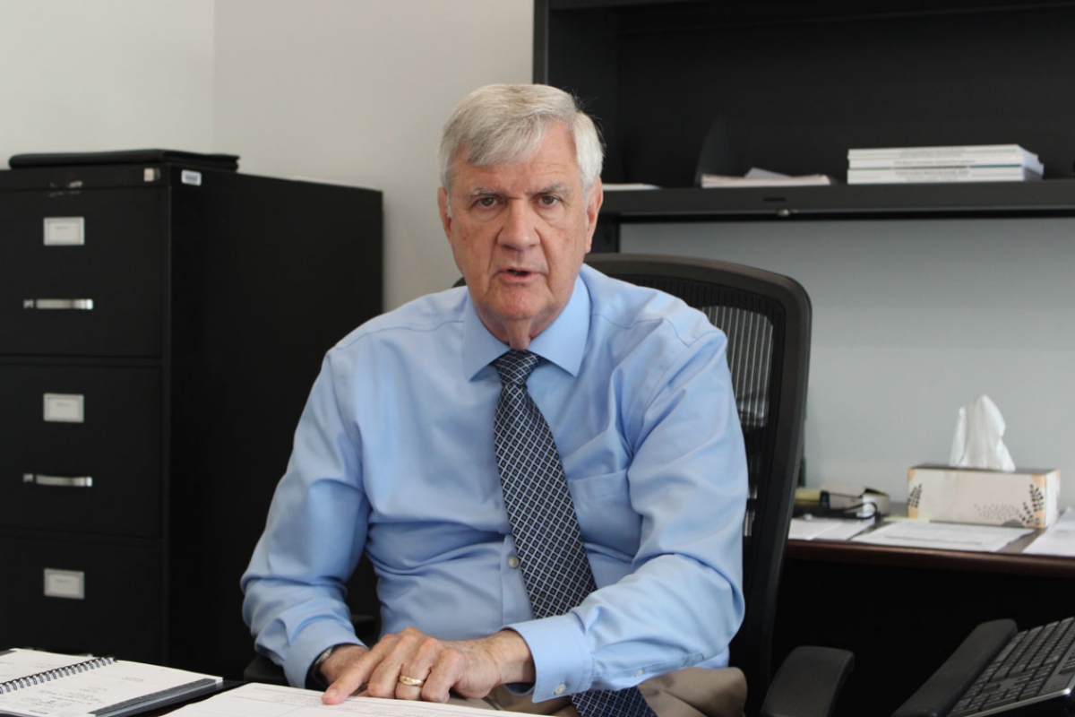 Legislative Inspector General Michael McCuskey speaks to Capitol News Illinois during an interview on June 6, 2023. (Capitol News Illinois file photo)