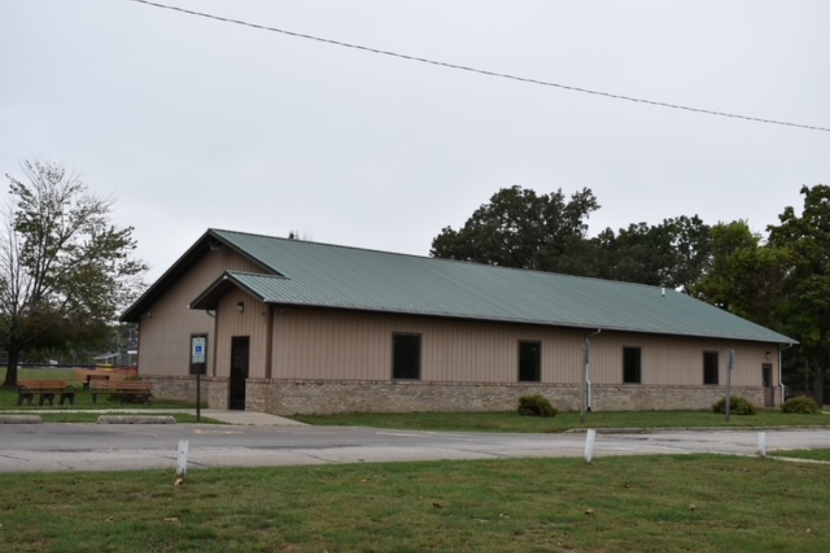 Manners Park Dining Hall in Taylorville, which is currently closed.