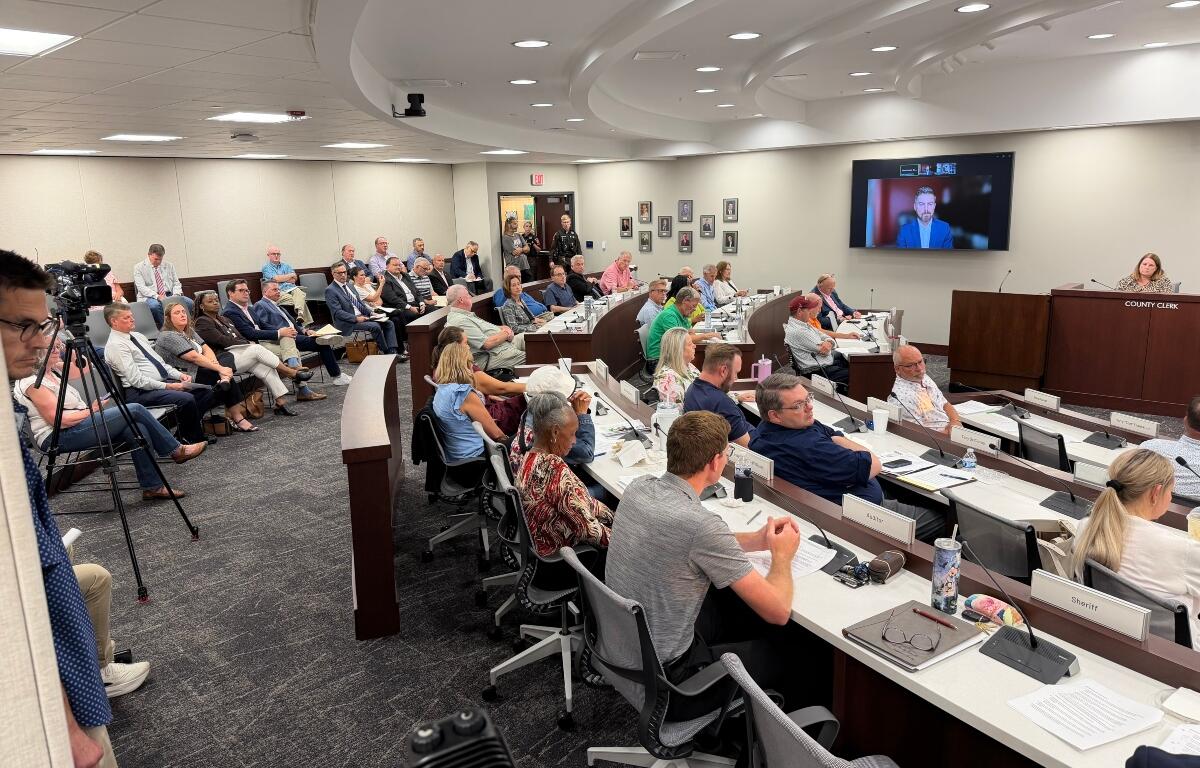 The Sangamon County Board met Tuesday, September 1.