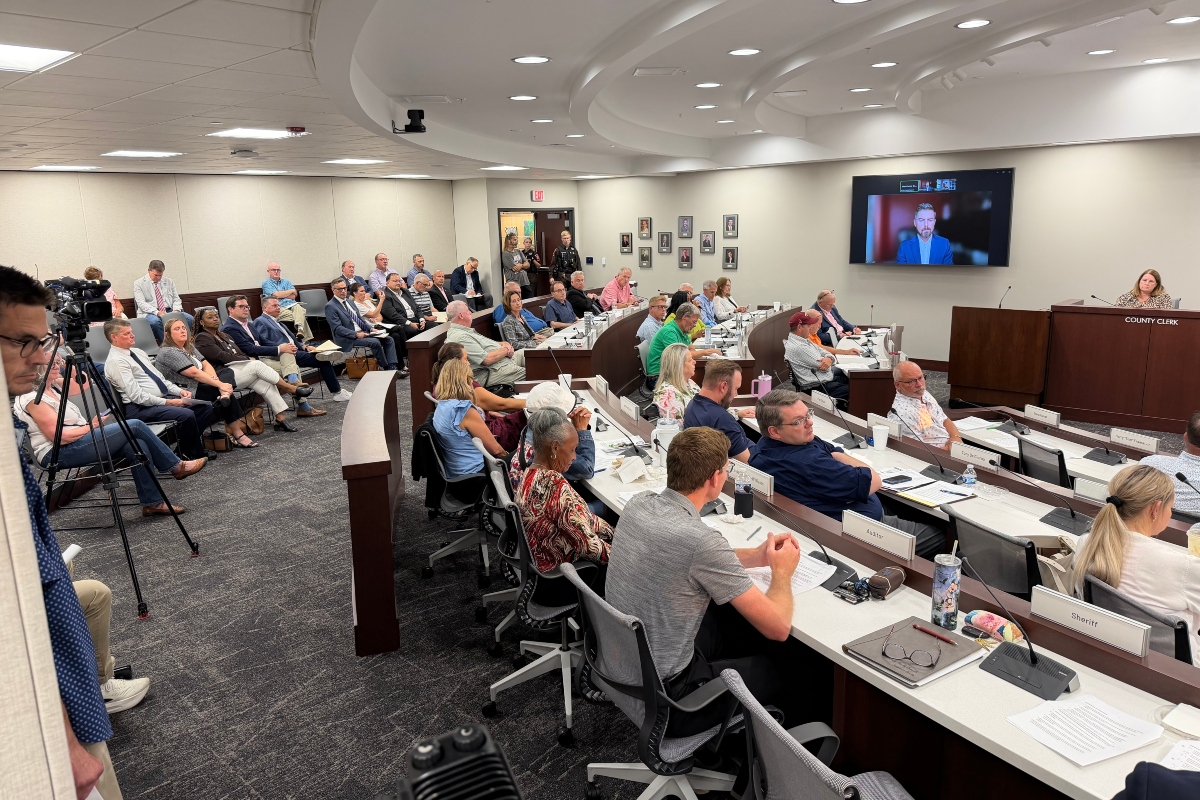 The Sangamon County Board met Tuesday, September 1.