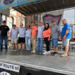 Organizers of the International Route 66 Mother Road Festival and Mayor Misty Buscher gather for a photo Sunday, September 27.,