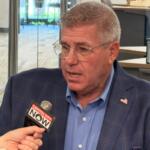 Republican Gubernatorial candidate Darren Bailey participates in an interview September 29, 2026 at the Capitol Media Group studios in Springfield.