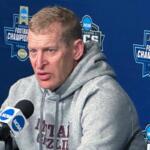 FILE - Montana coach Bobby Hauck talks about the team's NCAA Football Championship Subdivision title game against top-rated South Dakota State in Frisco, Texas, Jan. 5, 2024. (AP Photo/Stephen Hawkins, File)