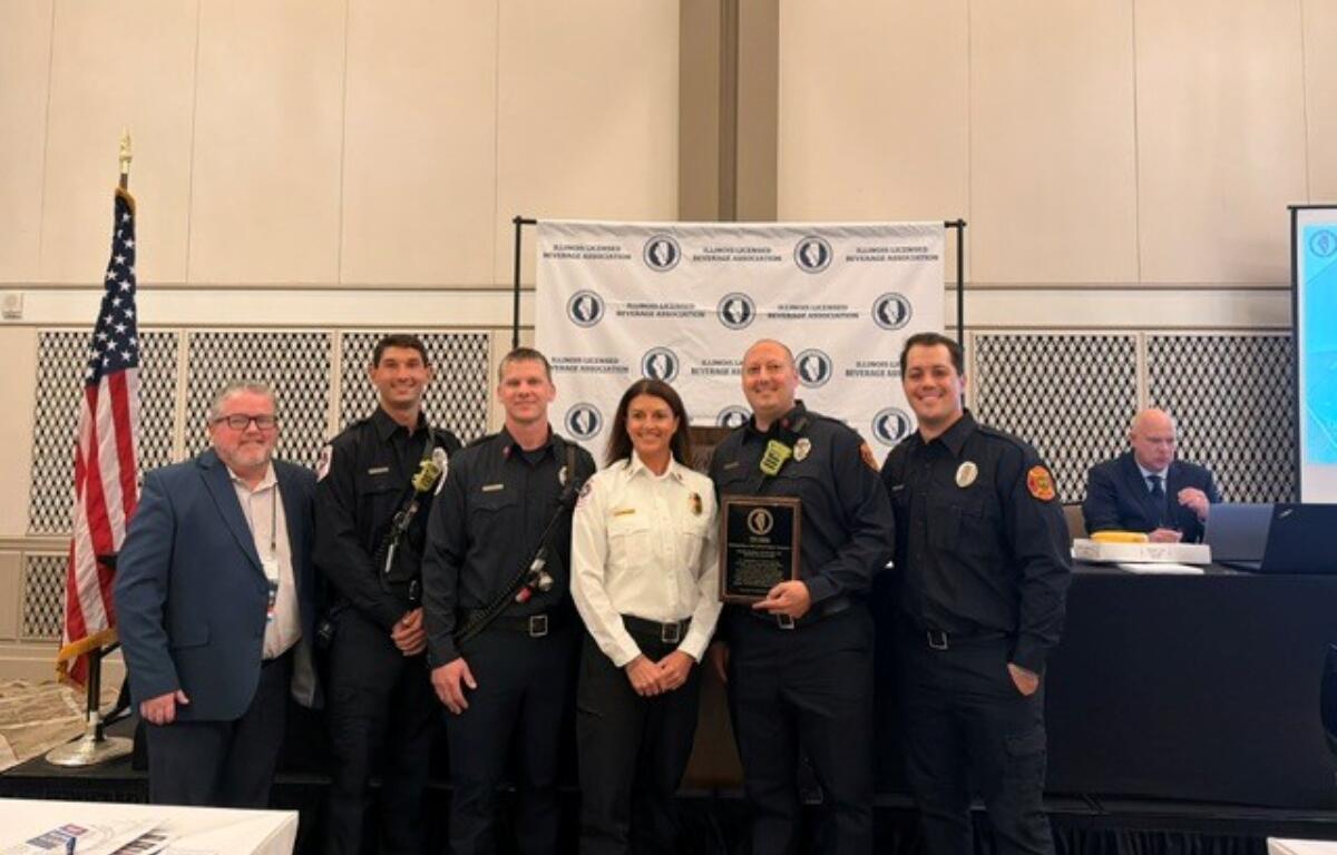 Three Springfield firefighters awarded Hometown Hero Award.