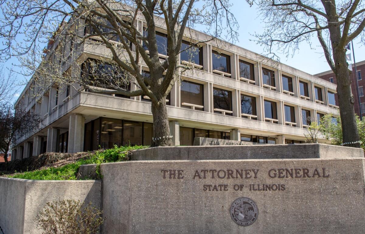 The Illinois Attorney General’s office in Springfield. (Capitol News Illinois file photo)