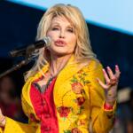 Newport, Rhode Island, USA - July 27,2019: Dolly Parton performs at The Newport Folk Festival in Rhode Island.