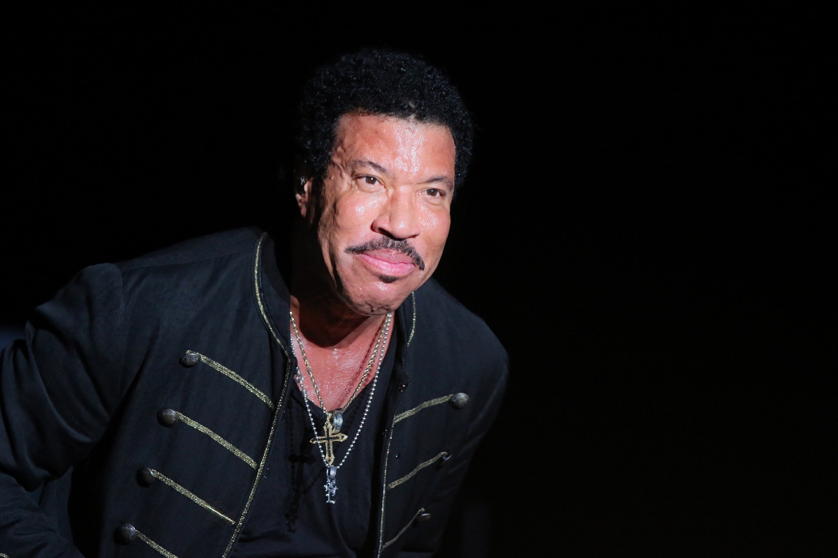 Manchester, Tennessee USA - 06-14-2014: Lionel Richie and his band perform at Bonnaroo Music Festival