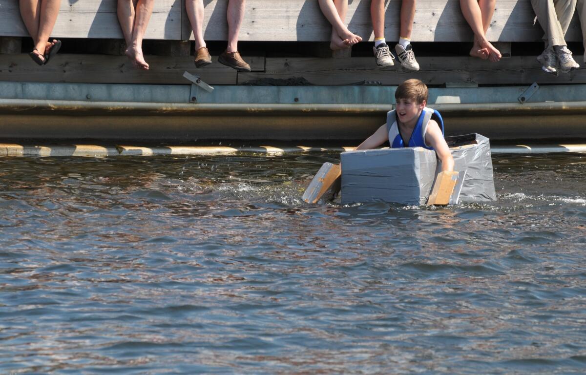 Cardboard boat