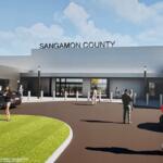 An artist's rendering of remodeling for the Sangamon Co. Health Department.