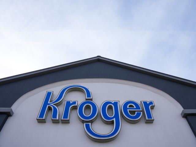 FILE - A Kroger grocery store is seen in Monroe, Ohio. (AP Photo/Jeff Dean, File)