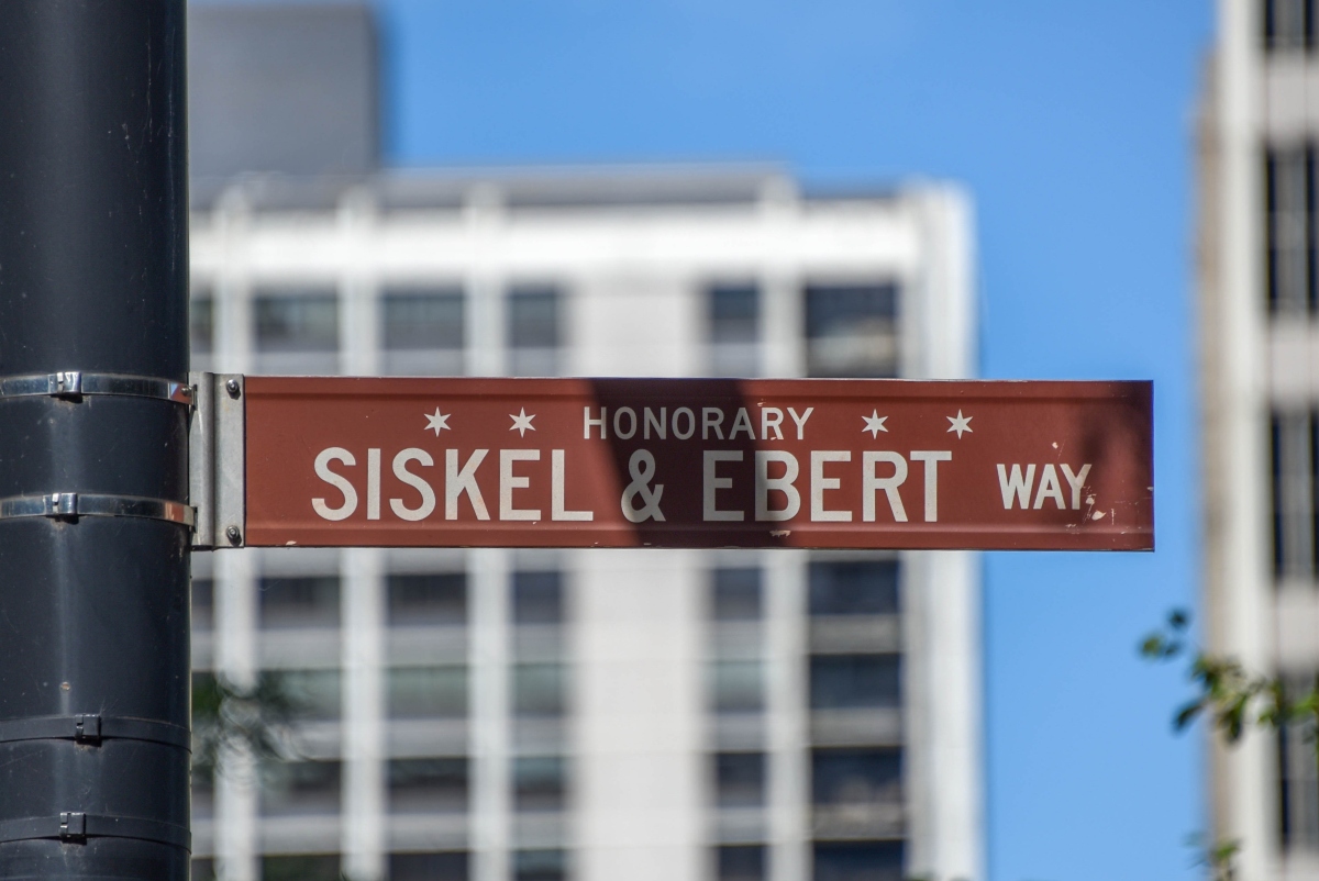 Siskel and Ebert Way in Chicago